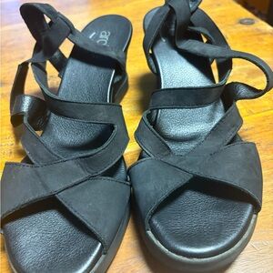Black Strappy Sandals